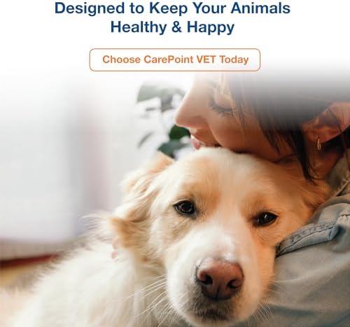 Carepoint Vet U-40 Pet Insulin Syringes, 29G x 1/2" 1/2cc, Comfortable Injection, Bold Permanent Markings for Accurate Dosage, Disposable, Box of 100