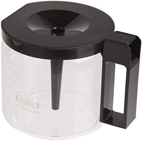 Technivorm 89830 1.25L Glass Carafe, for KBG Brewers, Clear/Black