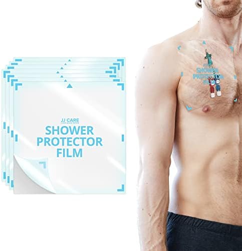 Shower Protector [Pack of 14], 9x9 Dialysis Catheter Shower Shileds Wound Cover, PICC Line Water Barrier, Colostomy Waterproof Bandage Protector