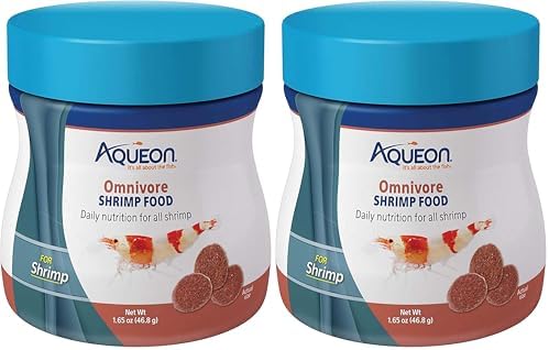 Aqueon Omnivore Shrimp Disc Food Fish Food 1.65 Ounces