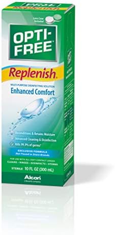 OPTI-FREE Replenish Multi-Purpose Contact Lens Solution, 10 Fl Oz