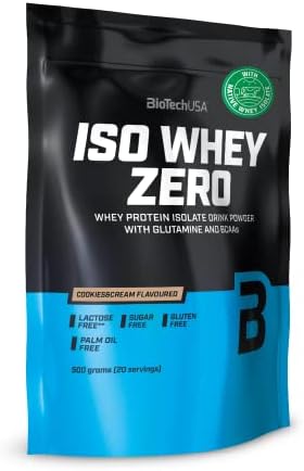 BioTech USA Iso Whey Zero - Cookies & Cream - 500 g Bag by BiotechUSA