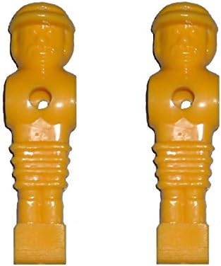 2 Yellow Imperial Replacement Foosball Men