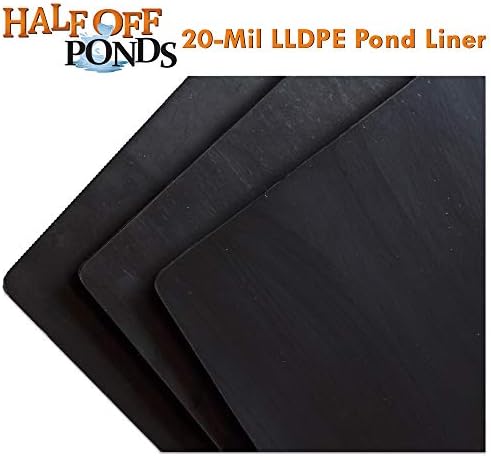 25 ft. x 30 ft. 20-Mil LLDPE Pond Liner | For Ponds, Lakes and Retention Basins