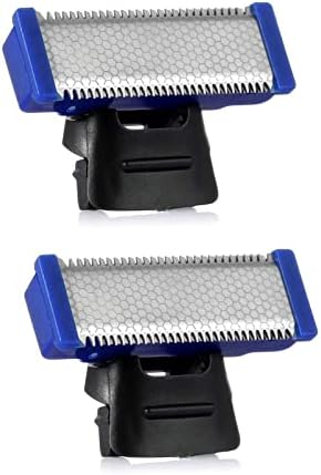2PCS Shaver Replacement Head for Solo Rechargeable Full Body Hair Trimming Electric Shaver Replacement Cutter Head Solo Blades (2PCS + Storage Bag)