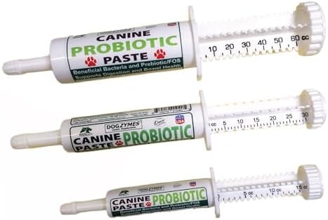 Dogzymes Canine Probiotic Paste Beneficial Bacteria-Enzyme 2.3 Billion CFU/gm Saccharomyces boulardii Organic Dried Honey Powder (30 Gram)