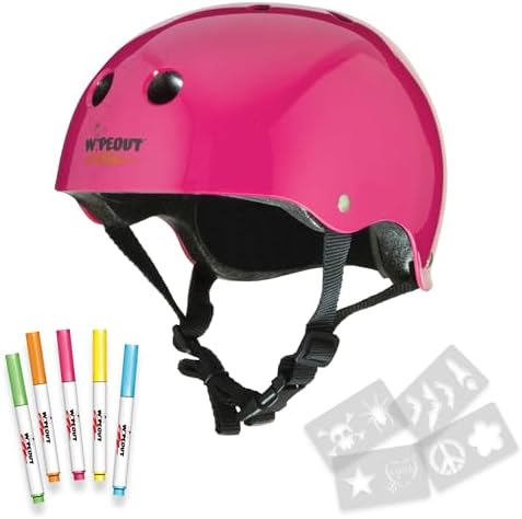 Dry Erase Kids Helmet – Ideal for Bike, Skate, Scooter, in-Line Skating and Rollerblading