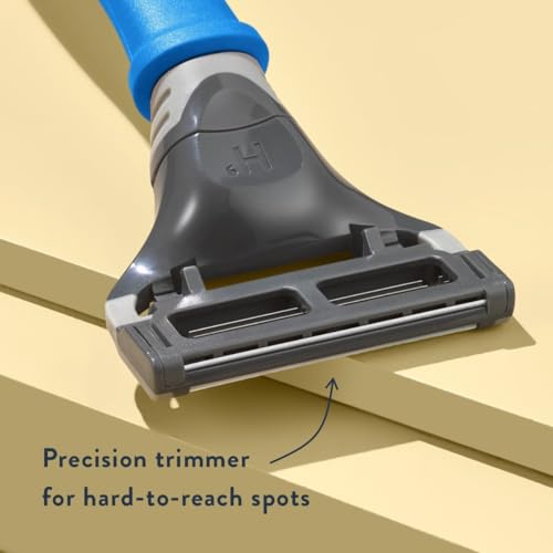 Harry's Original Razors for Men - Two 5-Blade Cartridges and 1 Razor Handle - German Engineered - Surf Blue Edition
