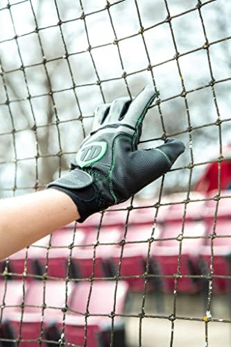 Team Defender Pro Series Padded TD Baseball Glove | Glove Protects Thumb | Rigid Rubber Thumb Mold Prevents Hyperextension, Hand Injuries