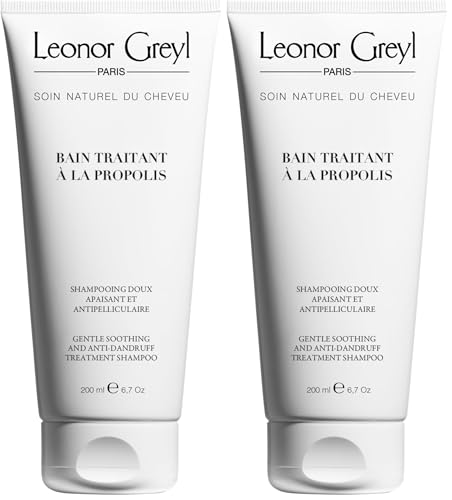 Leonor Greyl Gentle Dandruff Shampoo (Bain Traitant a La Propolis), Propolis & Chamomile Natural Dandruff Shampoo, 6.7 oz. Made In France