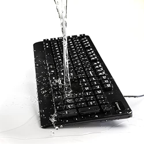 ALT Waterproof Keyboard and Mouse Combo Wired, USB Spill-Resistant Membrane Keyboard with Optical Mouse