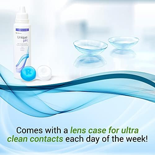 Menicon Unique pH Multipurpose Contact Lens Solution with Lens Case 4 fl oz