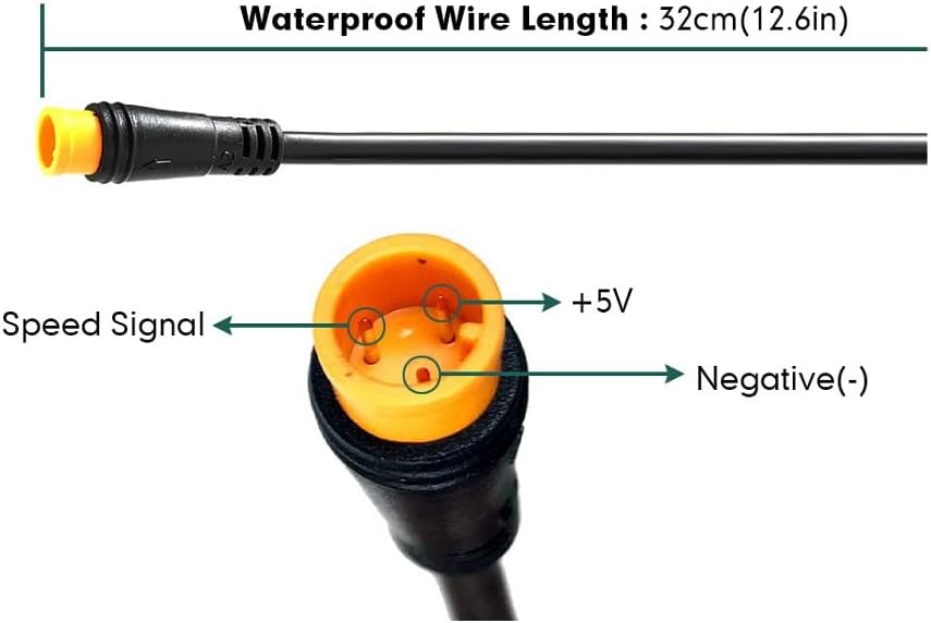 Alomejor Electric Scooter Thumb Throttle, Speed Control Finger Throttle Accelerator with Connector for Electric Scooters