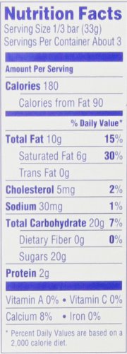 Toblerone White Chocolate, 100g (3.52 oz.)