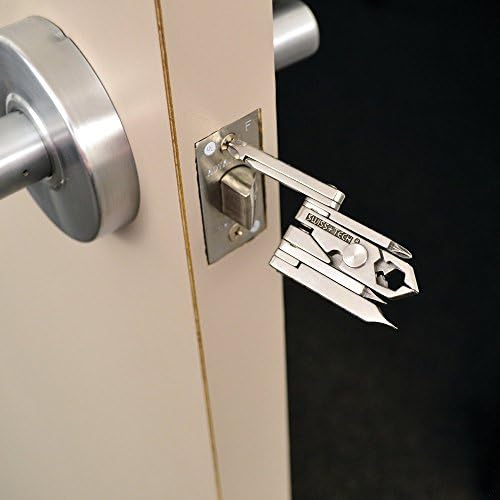SWISS+TECH ST53100 Stainless Steel 19-in-1 Key Chain Multi Tool, Polished Finish (Single Pack)