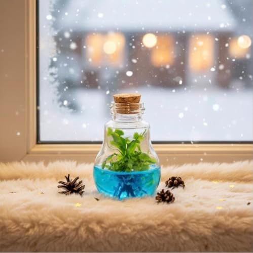 Venus Fly Trap, Grow Your Own Venus Flytrap in a 100% Self Sustaining Glass Terrarium, Maintenance Free, Easy to Grow, Healthy Growth Guarantee