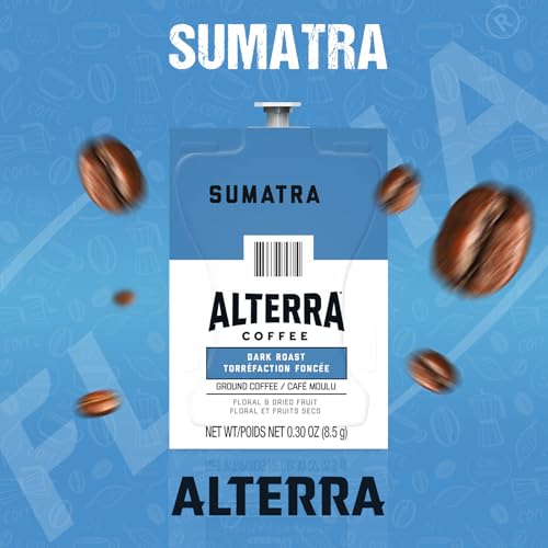 Flavia Alterra French Roast Coffee Freshpacks compatible only with Flavia Brewers, Dark Roast (Case of 100)