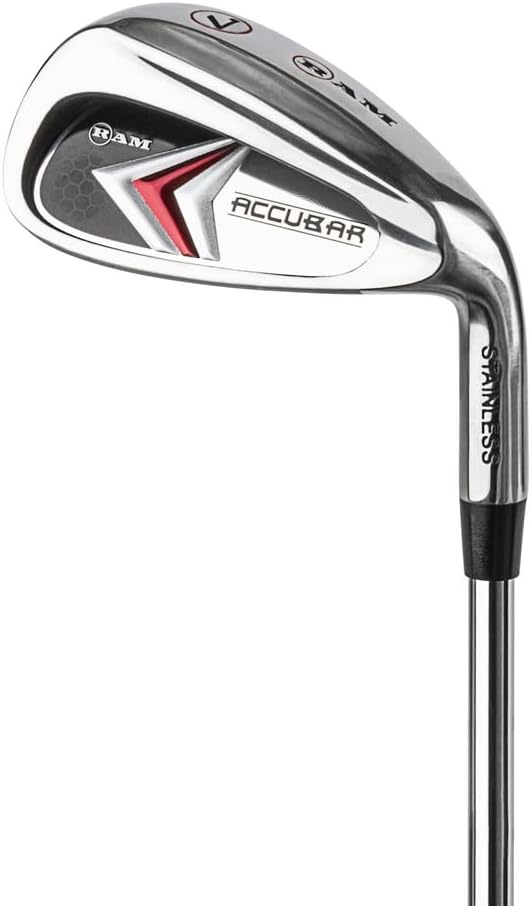 RAM Golf Accubar Golf Clubs Set - Graphite Shafted Woods and Stainless Steel Irons - Lefty