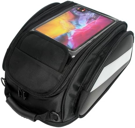 Dracarys Motorcycle Tank Bag - Oxford Saddle Black Motorbike Bag - Strong Magnetic Bag for Honda Yamaha Suzuki Kawasaki Harley