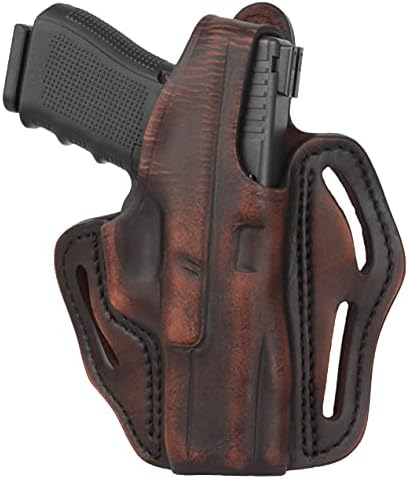 1791 Gunleather Thumb Break OWB Gun Holster Fits Glock 19, 17, 23, Sig P229