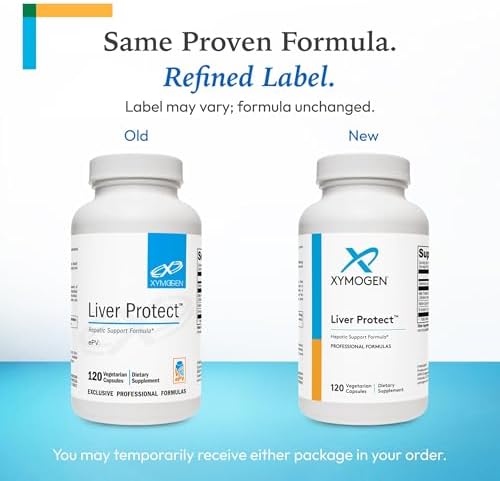 XYMOGEN Liver Protect - Liver Health & Antioxidant Support Supplement* - Milk Thistle, Alpha-Lipoic Acid, NAC & Selenium - Gluten-Free & Vegetarian - 120 Capsules
