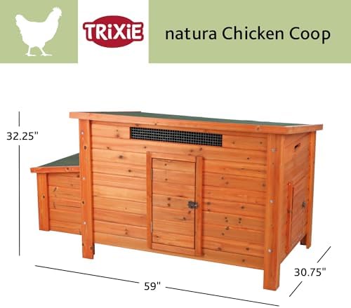 TRIXIE Pet Products Chicken Coop, 59 x 30.75 x 32.25 inches