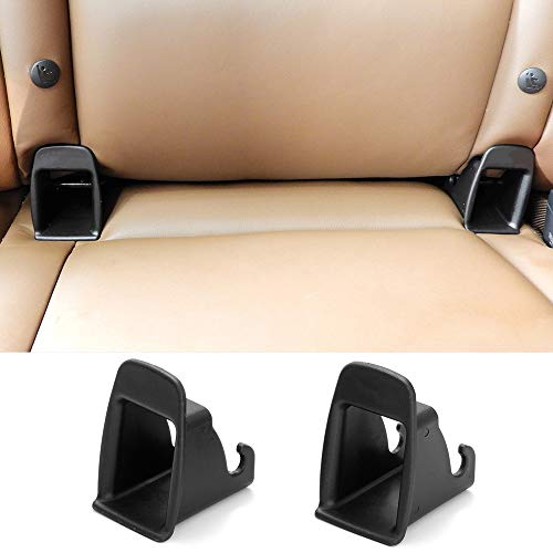 2pcs Car Child Seat ISOFIX Interface Buckle, Black Fixed Guide Groove