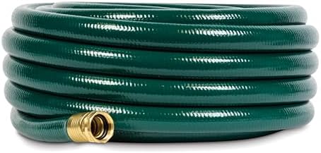 Gilmour Heavy Duty Flexogen 3/4 x 50 Foot Hose, colors may vary ., Grey | Heavy Duty Build, 500 PSI, Kink-Resistant Layers, Brass Fittings