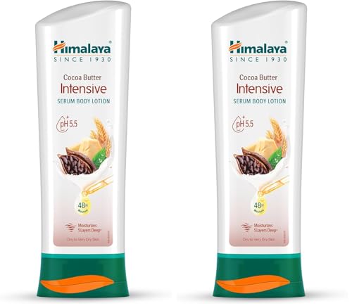 Himalaya Cocoa Butter Intensive Body Lotion, 13.53 oz (400 ml) | Deep Moisturising Cocoa Butter Lotion Formula For Extra Dry Skin & Long-Lasting Hydration