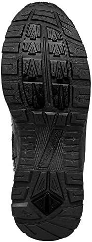 Tactical Research TR1040-T 7 Inch Ultralight Black Tactical Boots for Men - Non-Polishable Leather and Nylon with Slip-Resistant TR HiTRAC Outsole