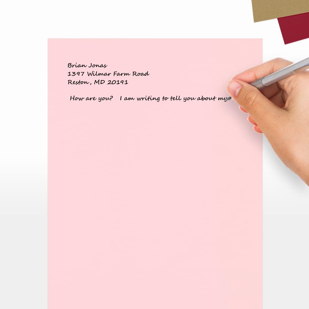 LUXPaper 8.5" x 11" Paper | Letter Size | White | 80lb. Text | 100% Recycled | 50 Qty