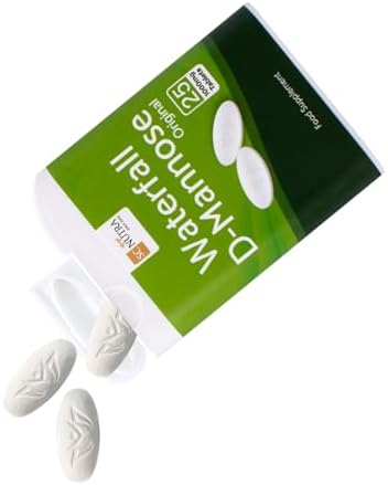 D-Mannose Tablets 1000mg - Waterfall D-Mannose sourced Naturally from Birch - 50 Tablets - SC Nutra (Sweet Cures)