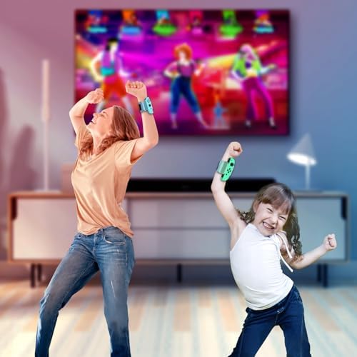 YUANHOT Adjustable Wrist Bands for Switch Joy-Con, Dance Workout, 2 Pack