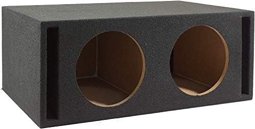 Absolute USA VEGD15 Dual 15-Inch Slot Ported Subwoofer Enclosure, 3/4-Inch MDF