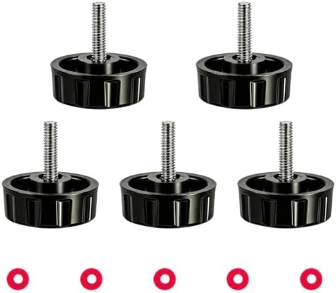5 Pack Screws Nuts Caps for Fishing Spinning Reels Knob Power Handle Grip
