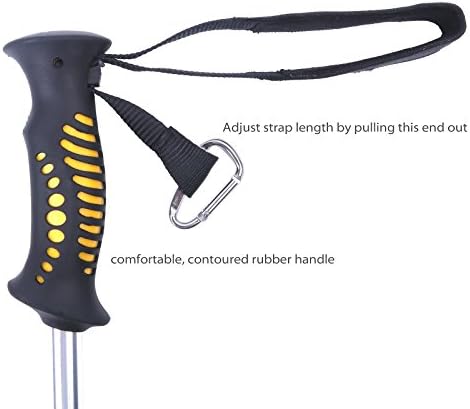 M MAXIMUMCATCH Maxcatch Folding Wading Staff with Neoprene Pouch Fly Fishing Wading Stick