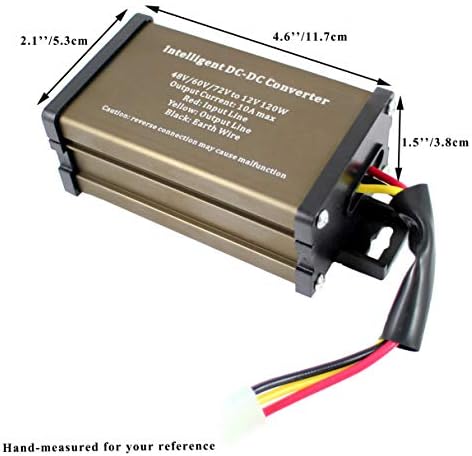 Pro Chaser DC-DC 72V 60V 48V Volt Voltage to 12V Step Down Voltage | Voltage Reducer Regulator 10A 15A 20A 25A 30A 35A for Scooters Bicycles & Golf Carts