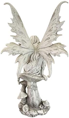 Design Toscano Fairy of Hopes and Dreams Garden Statue by Artist Cecelia 11"Wx11"Dx22"