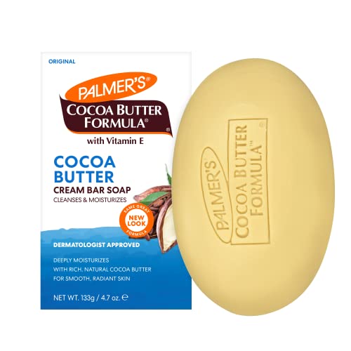 Palmer's Cocoa Butter Cream Soap, Daily Skin Therapy Formula (Pack of 12) | Deeply Moisturizing & Cleansing with Vitamin E, Intensely Rich , Natural Cocoa Butter for Smooth, Radiant Skin