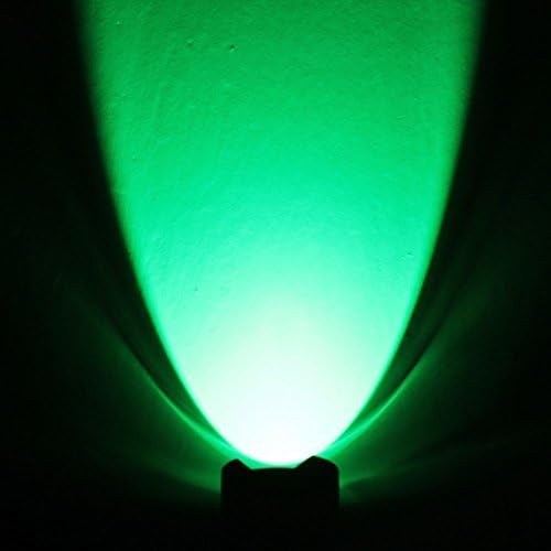 Scalable Blue LED Flashlight 3 Mode Long Range Blue Light Flashlight Torch Night Fishing and Outdoor Activities-Black House
