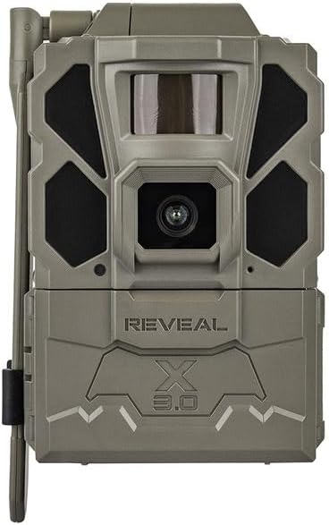 TACTACAM Reveal X 3.0 Cellular Trail Camera, Night Vision, Waterproof | 4K photo, 1080p video, auto-connect multi-carrier LTE, no SD card needed