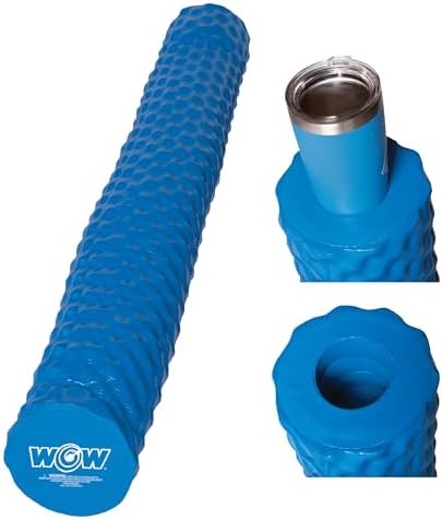 WOW Sports XL Foam Pool Noodle with Cup Holder - Blue