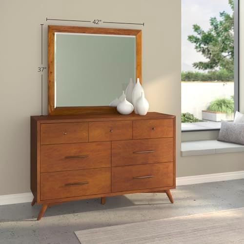 Flynn Mahogany Dresser Mirror, Chestnut