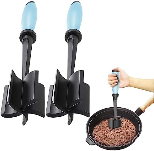 Upgrade Meat Chopper Hamburger Masher Ground Beef Smasher Utensil Mix Tool