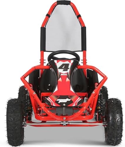MotoTec Mud 98cc Go Kart Full Suspension Blue