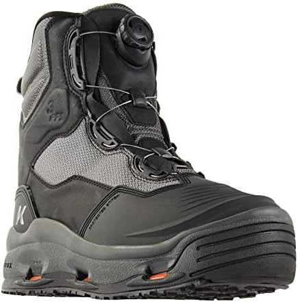 Korkers Men's Darkhorse Fishing / Wading Boot, Includes Interchangeable Felt & Kling-On Soles