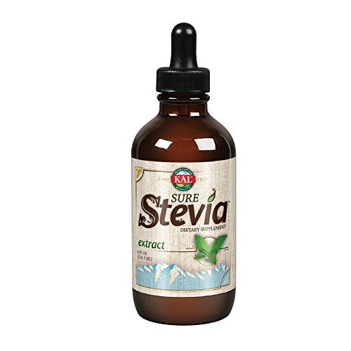KAL Sure Stevia Extract Zero Calorie Sweetener, Low Carb, Plant Based Liquid Stevia Drops, Great Taste, Zero Sugar, Low Glycemic & Perfect for a Keto Diet, 60-Day Guarantee, Approx. 775 Servings, 4oz | Zero Calorie Sweetener - Plant Based, Low Glycemic &…