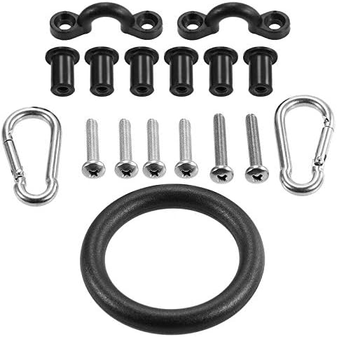 ISURE MARINE Kayak Canoe Anchor Trolley Kit Eyes Wellnuts Screws Kayak Accessories Zig Zag Cleat Rigging Ring Pulleys DIY Boat 30 Feet Rope
