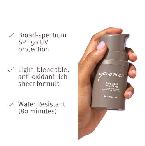 Epionce Daily Shield Tinted SPF 50 Facial Sunscreen Broad Spectrum Antioxidant