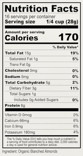 Anthony's Organic Almond Flour, 1 lb, Blanched, Gluten Free, Non GMO, Keto Friendly, Extra Fine, Low Carb